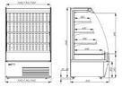 Витрина пристенная Carboma F16-08 VM 1,0-2 (1600/875 ВХСп-1,0), фото 2