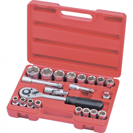 Набор слесарно-монтажный с квадратом 1/2", 21 предм. MATRIX MASTER, фото 2