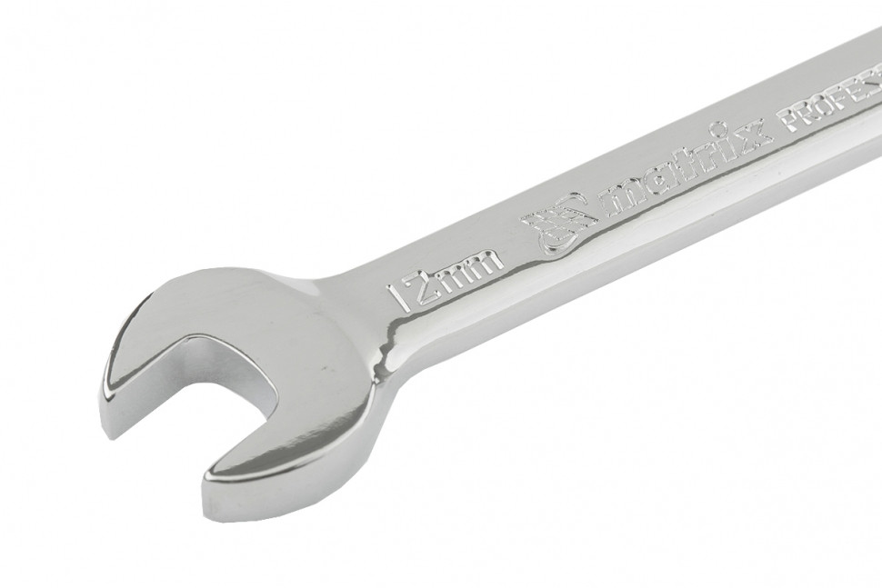 Ключ комбинированный трещоточный, 12мм, CrV, шарнирный, зерк.хром MATRIX PROFESSIONAL - фото 2 - id-p68856749