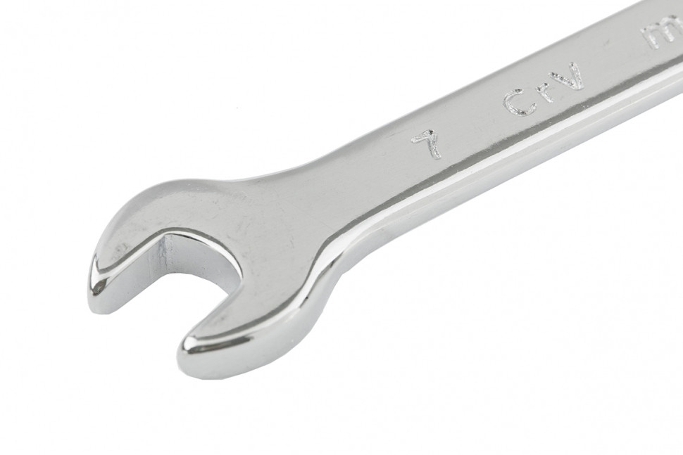 Ключ комбинированный, 7 мм, CrV, полированный хром MATRIX - фото 2 - id-p68856893