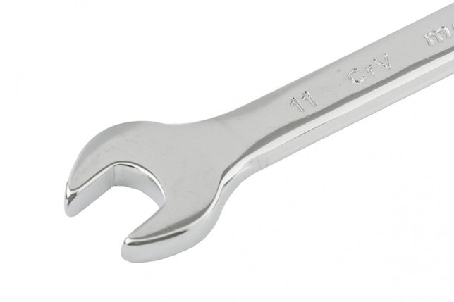 Ключ комбинированный, 11 мм, CrV, полированный хром MATRIX, фото 2