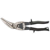 Ножницы по металлу "PIRANHA", 270мм, прямой и левый проходной рез, сталь-СrMo, двухкомпонентные рукоятки GROSS