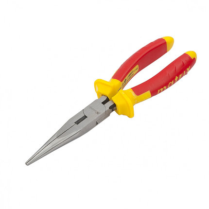 Длинногубцы прямые Insulated, 200мм, двухкомпонентные рукоятки MATRIX PROFESSIONAL, фото 2