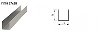 Профиль 27х28 3000, 0.6мм