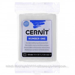 Пластика "Cernit № 1" 56-62 гр. 010 белый