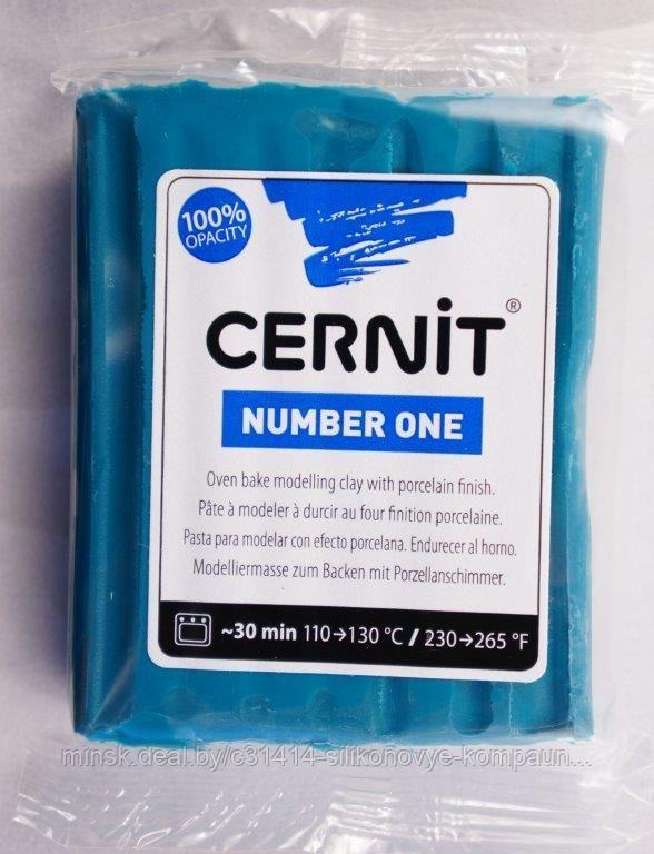 Пластика "Cernit № 1" 56-62 гр. 230 ярко-голубой - фото 1 - id-p68881288