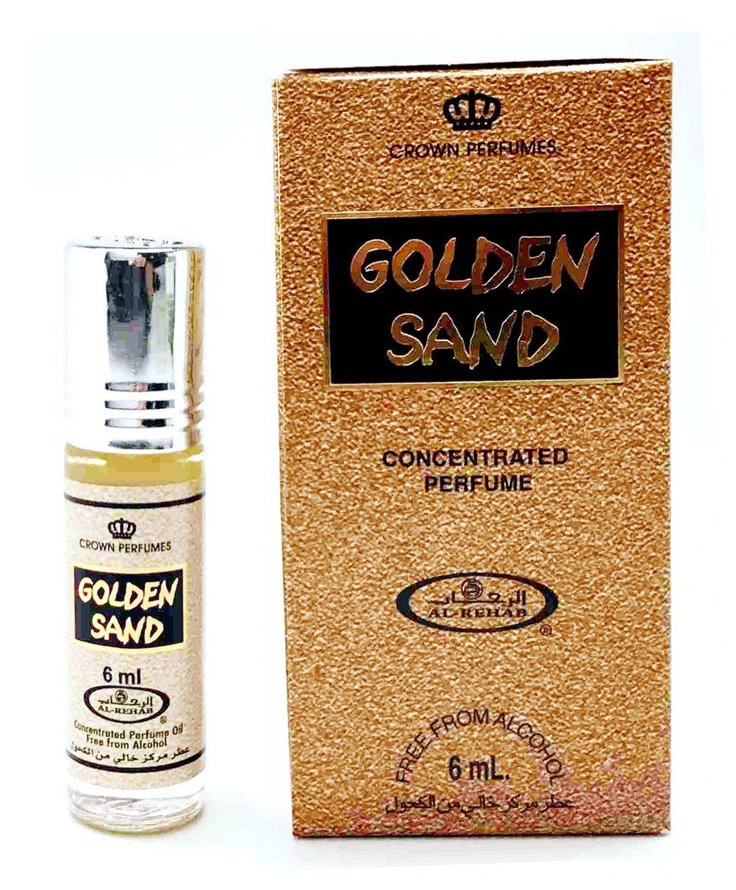 Арабские масляные духи AL Rehab Golden sand, 6 мл