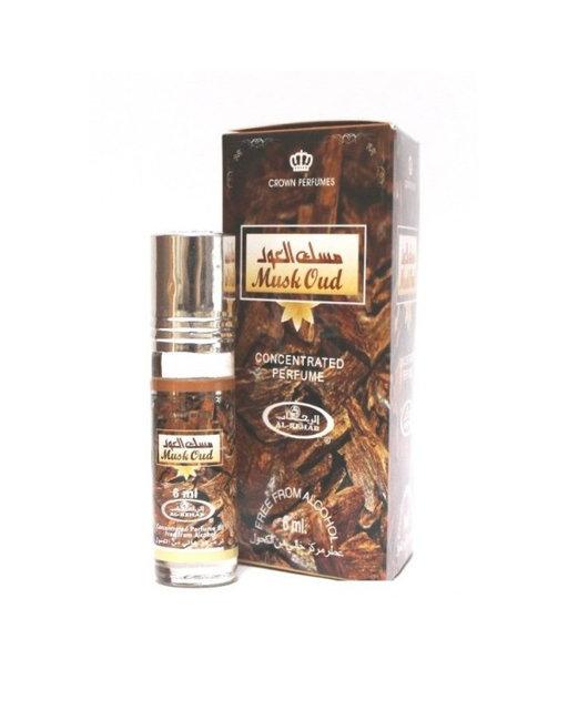 Арабские масляные духи AL Rehab Musk Oud, 6 мл