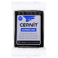Пластика "Cernit № 1" 56-62 гр.100 черный