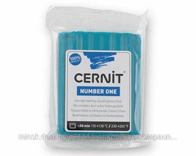 Пластика "Cernit № 1" 56-62 гр.280 ярко-бирюзовый