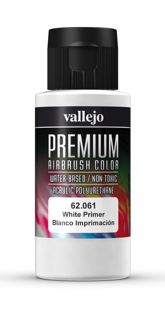 Грунт Premium Colors БЕЛЫЙ (White Primer), 60 мл, Vallejo