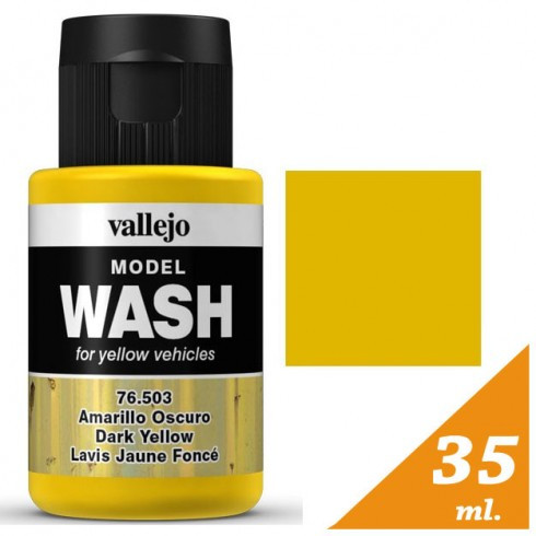 Проливка Dark Yellow wash, 35мл. ACRYLICOS VALLEJO - фото 1 - id-p68904756