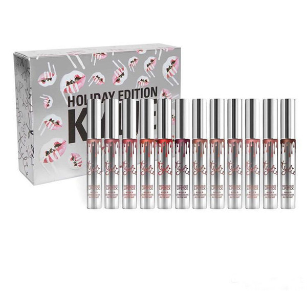 Блеск для губ kylie holiday edition 12шт