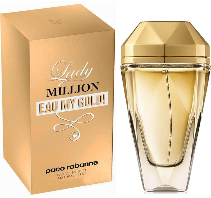 Женская туалетная вода Paco Rabanne Lady Million Eau My Gold 80 ml - фото 2 - id-p68920820