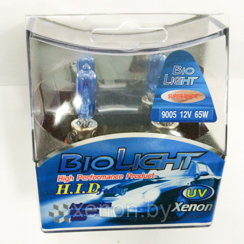 Комплект галогеновых ламп HB3 (9005) Bio light (эффект ксенона)