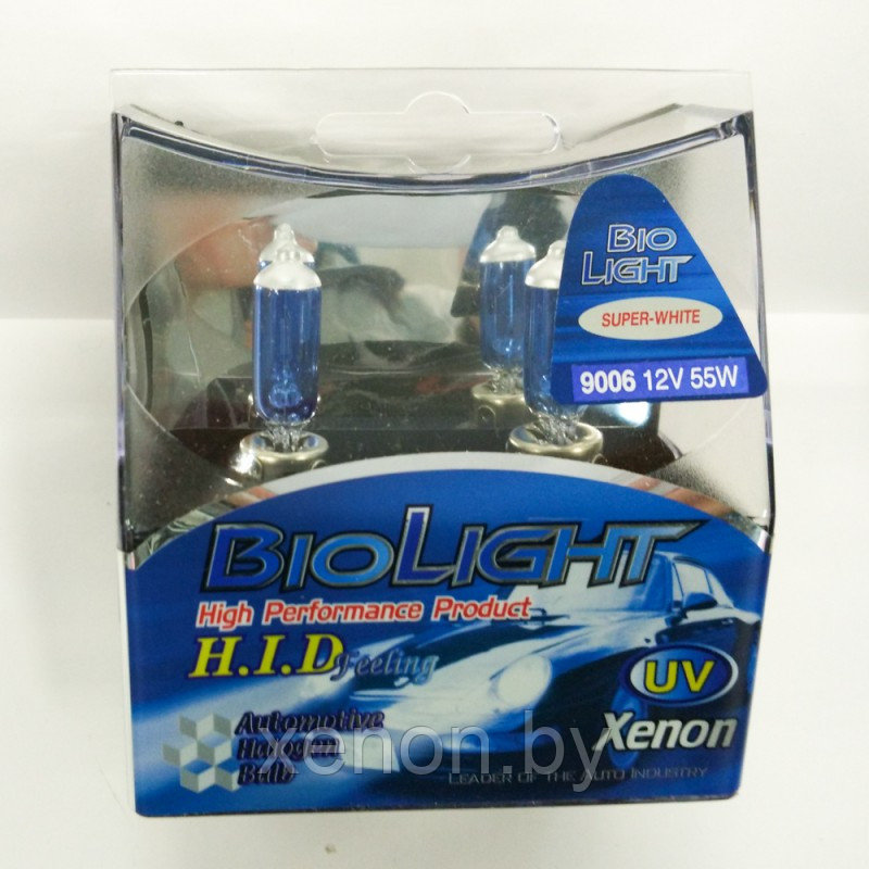 Комплект галогеновых ламп HB4 (9006) Bio light (эффект ксенона)