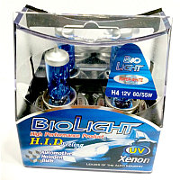 Комплект галогеновых ламп H4 Bio light (эффект ксенона)