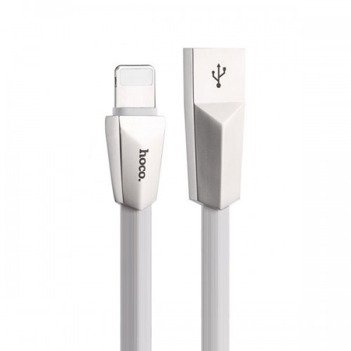 USB кабель HOCOX4 Zinc Alloy rhombic lightning 1,2м