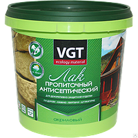 Лак акриловый пропиточный с антисептиком ОРЕХОВОЕ ДЕРЕВО 0.9 кг, РФ
