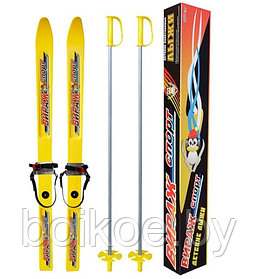 Лыжи детские "Вираж-спорт" с палками