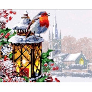 Раскраска по номерам Новогодние трели