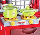 ДЕТСКАЯ КУХНЯ Kitchen set АРТ.008-55А ЦВЕТ СЕРО-КРАСНЫЙ СВЕТ, ЗВУК, фото 3