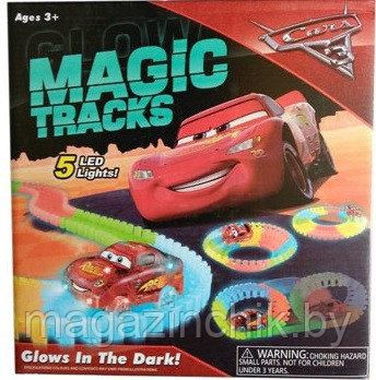 Magic tracks 220 дет. Тачки, мэджик трек светящийся