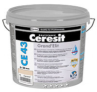 Ceresit CE 43 Фуга эластичная водоотталкивающая противогрибковая, белая (01), 5 кг