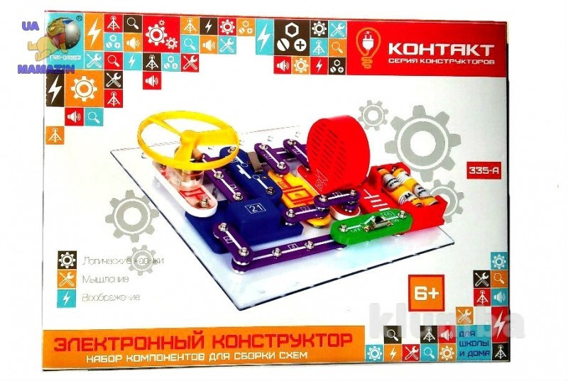 Электронный конструктор TONGDE 'Контакт' 335 схем W-335 A - фото 3 - id-p68987627