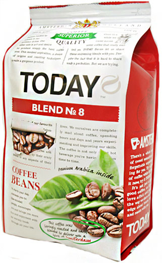 Кофе TODAY BLEND 8 в зернах, 200 г