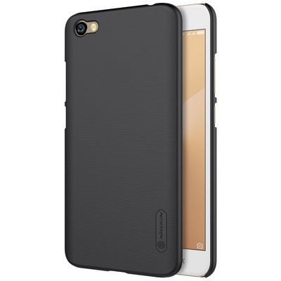 Пластиковый чехол с пленкой Nillkin Super Frosted Shield Black для Xiaomi Redmi Note 5A (2/16Gb) - фото 3 - id-p69040397