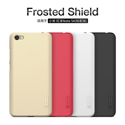 Пластиковый чехол с пленкой Nillkin Super Frosted Shield Black для Xiaomi Redmi Note 5A (2/16Gb) - фото 4 - id-p69040397