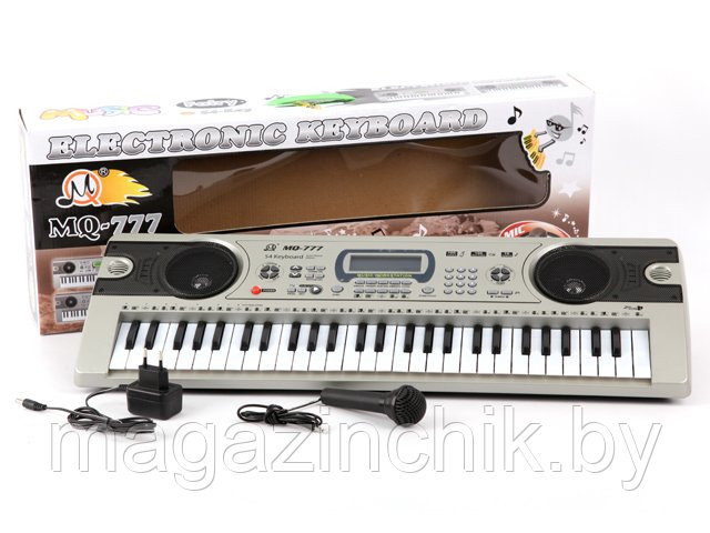 Детский обучающий синтезатор пианино MQ 777 от сети и от батареек  купить в Минске