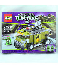 Конструктор QS08 74010 Черепашки Ниндзя 2 (Ninja Turtles) "Автобус черепашек" 333 детали 