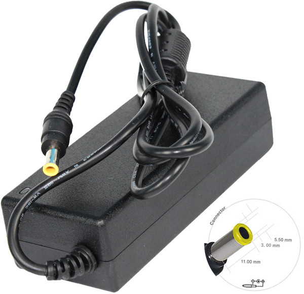 Блок питания для ноутбука SAMSUNG (19V, 4.74A, разъём 5.5x3mm).