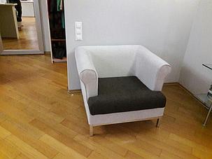 Перетяжка дивана и кресла. Производство: Италия. 2