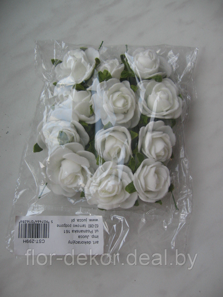 Розы в упаковке, d 3-4см, 12штук.( 4 цвета) - фото 4 - id-p69066601