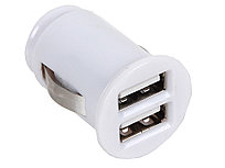 USB зарядное устройство автомобильное, 2 порта (2.1А)