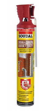 Пена зимняя монтажная с аппликатором Genius Gun SOUDAL 750 мл., фото 2