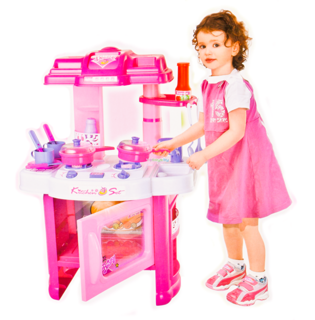 Детская кухня, арт. 008-26 розовая (60х43х22) - фото 7 - id-p69073861