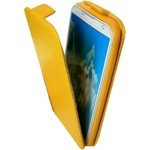 Чехол для Nokia XL/ XL Dual Sim блокнот Slim Flip Case LS, желтый, фото 2