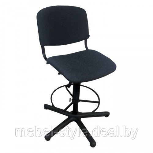 Стул кассира ринг база ИСО для работы в офисе и дома, кресло ISO R/B в ткани C на стопках. - фото 2 - id-p69099661