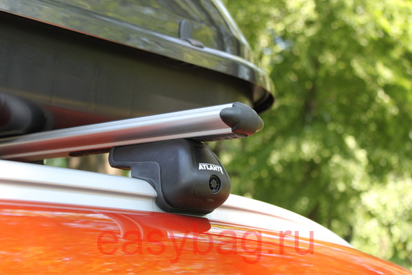 Багажник Атлант для BMW X1 с интегрированными рейлингами(аэродинамическая дуга)