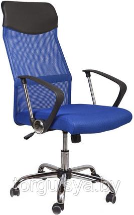 Офисное кресло Mio Tesoro Фредо AOC-8648 (черный/голубой), фото 2