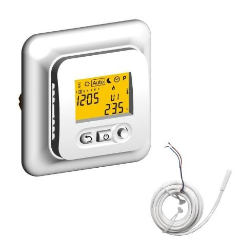 Комнатный регулятор температуры с дисплеем WATTS EFHT-LCD напряжение питания 230 В - фото 3 - id-p66679919