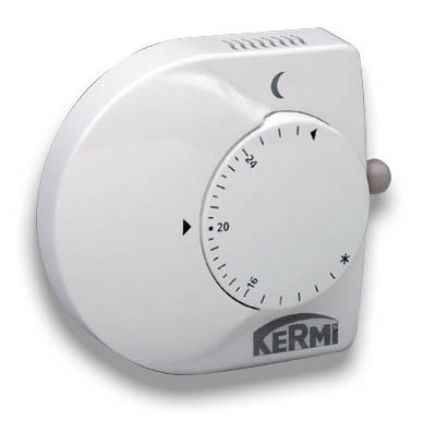 Комнатный регулятор температуры KERMI x-net Komfort напряжение питания 24 В
