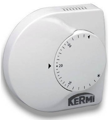 Комнатный регулятор температуры KERMI x-net Kompakt напряжение питания 24 В