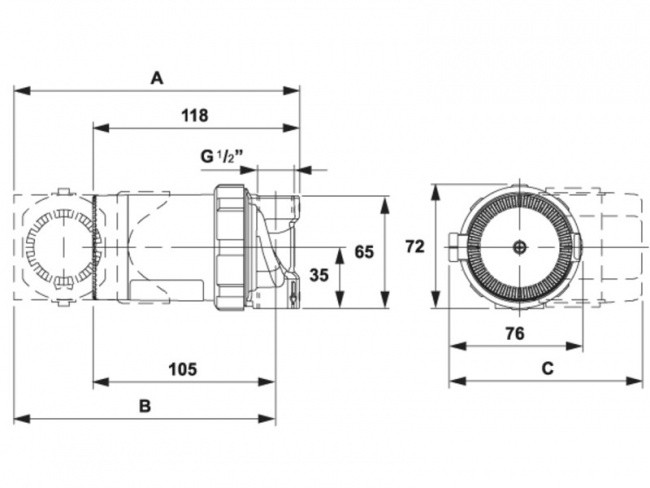 Циркуляционный насос IMP PUMPS SAN ECO 15/15 BT - фото 3 - id-p69143684