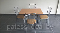 Комплект для столовой и кафе (стол+4 стула). Столешница постформинг