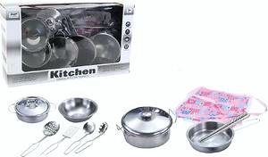 Игровой набор металлической посуды Metal Kitchen 555-BX001